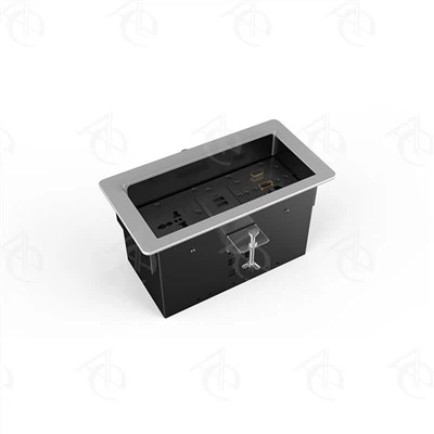 Ổ cắm điện đa phương tiện âm tường hình chữ nhật có cổng 2+3